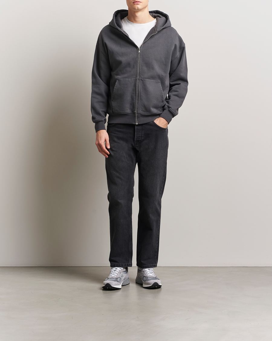 Herren | Pullover | Colorful Standard | Organic Full Zip Hoodie Lava Grey