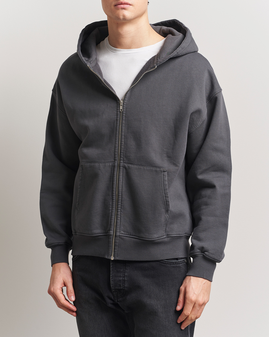 Herren | Pullover | Colorful Standard | Classic Organic Full Zip Hoodie Lava Grey