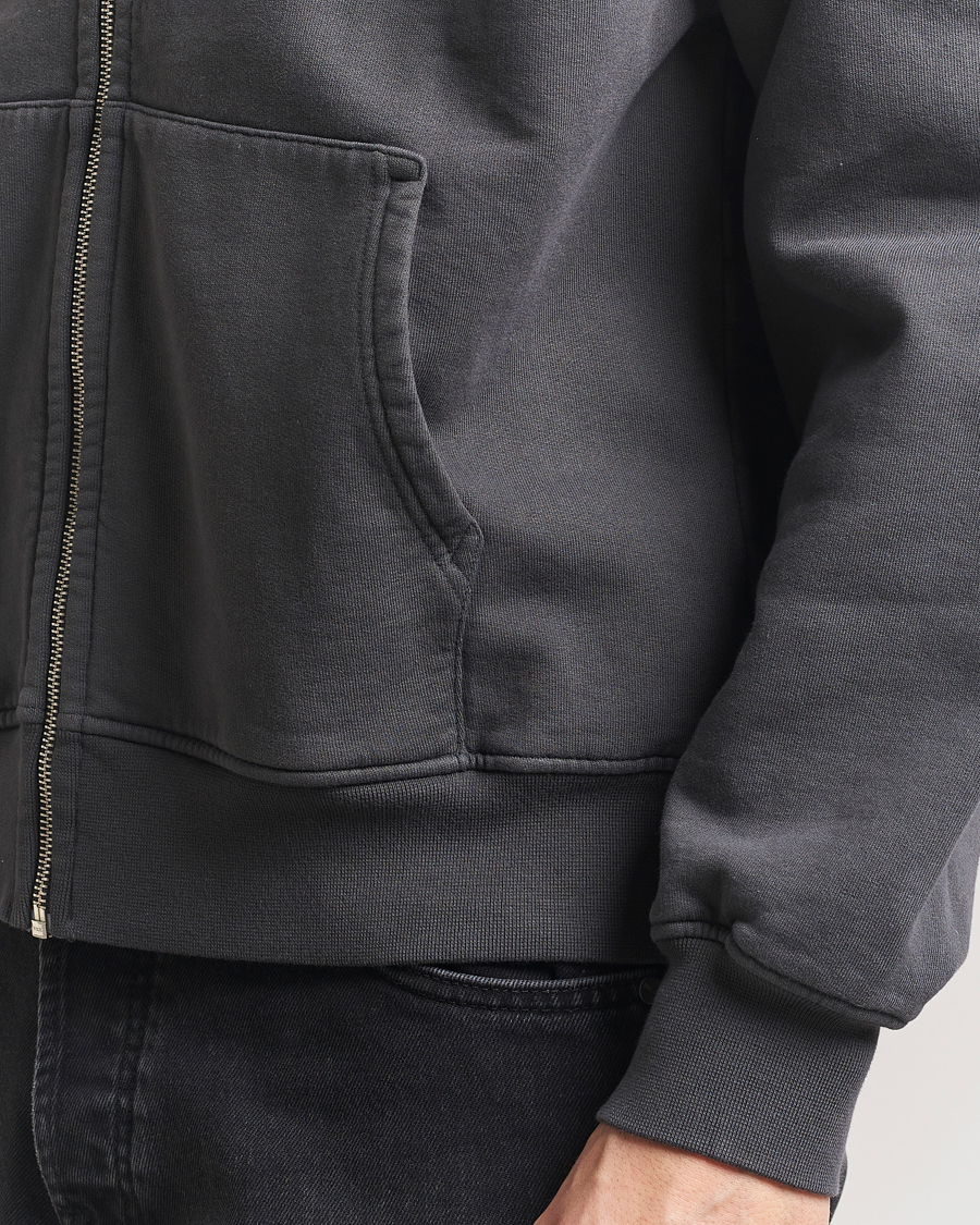 Herren | Pullover | Colorful Standard | Organic Full Zip Hoodie Lava Grey