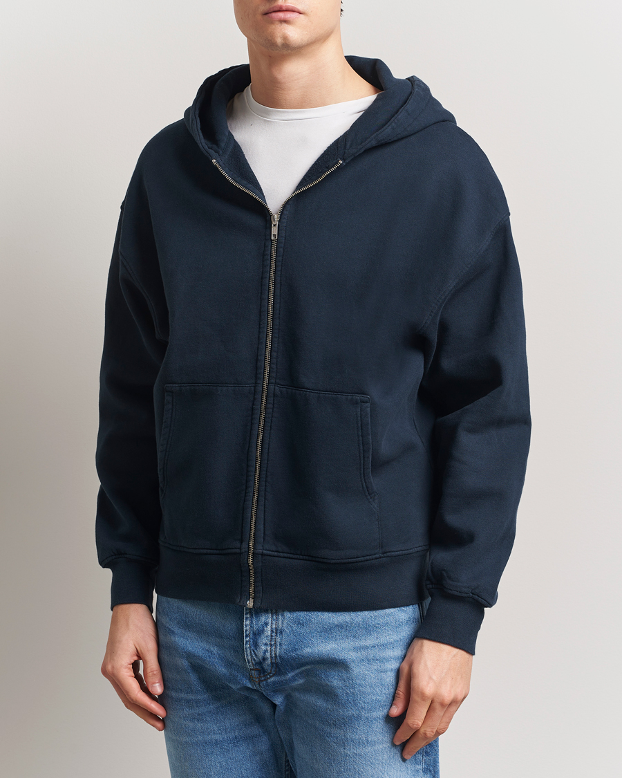 Herren | Pullover | Colorful Standard | Organic Full Zip Hoodie Navy Blue