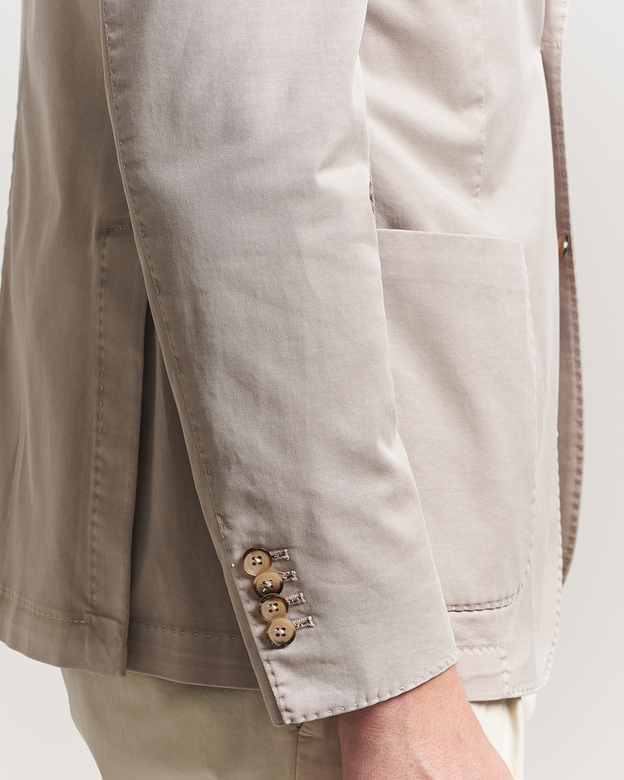 Herren | Sakkos | L.B.M. 1911 | Jack Regular Fit Cotton Stretch Blazer Beige