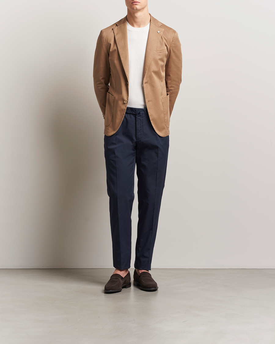 Herren | Sakkos | L.B.M. 1911 | Jack Regular Fit Cotton Stretch Blazer Taupe