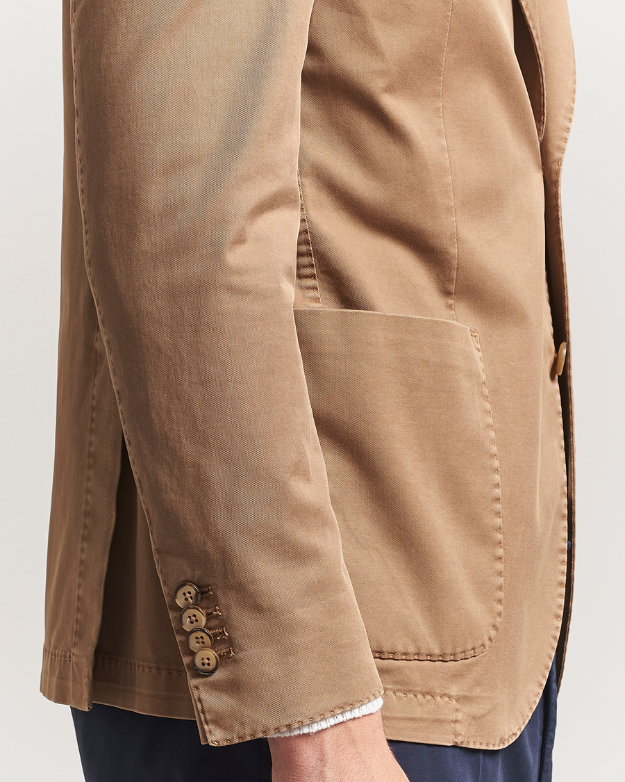 Herren | Sakkos | L.B.M. 1911 | Jack Regular Fit Cotton Stretch Blazer Taupe