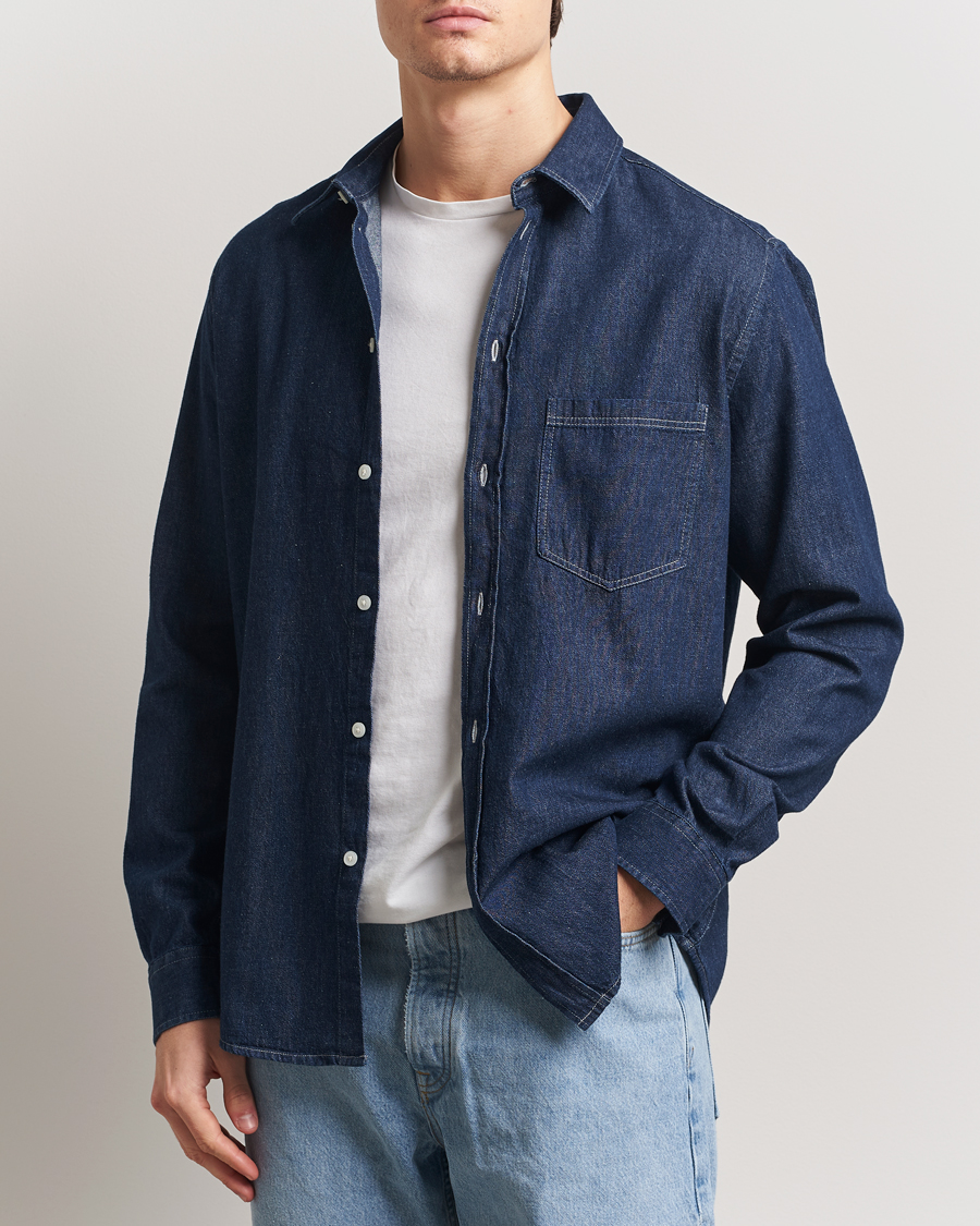 Herren | Hemden | Samsøe Samsøe | Ryan Chambray Shirt Salute Blue