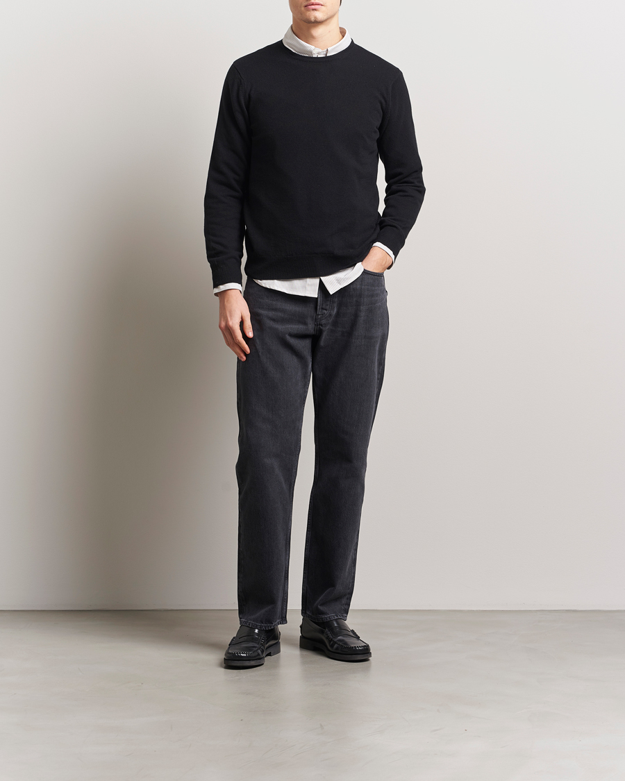 Herren | Jeans | Samsøe Samsøe | Eddie Regular Fit Jeans Black Blizzard