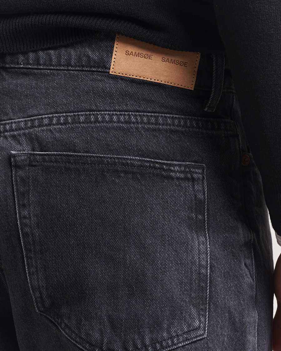 Herren | Jeans | Samsøe Samsøe | Eddie Regular Fit Jeans Black Blizzard