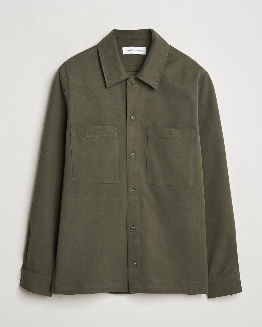 Herren | Hemden | Samsøe Samsøe | Sataka Overshirt Forest Night