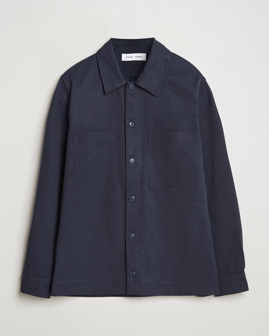 Herren | Hemden | Samsøe Samsøe | Sataka Overshirt Salute Blue