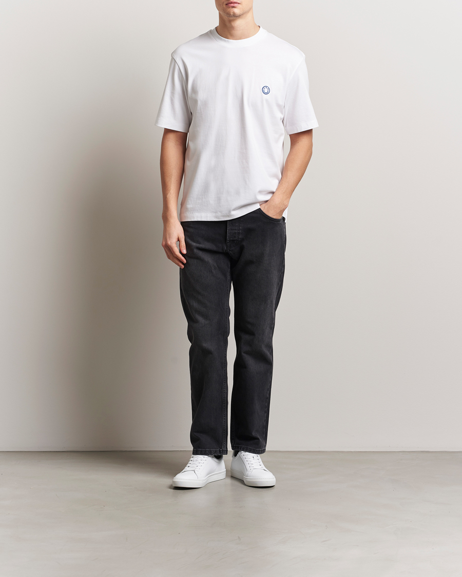 Herren | T-Shirts | HUGO | Niley Smiley Logo T-Shirt White