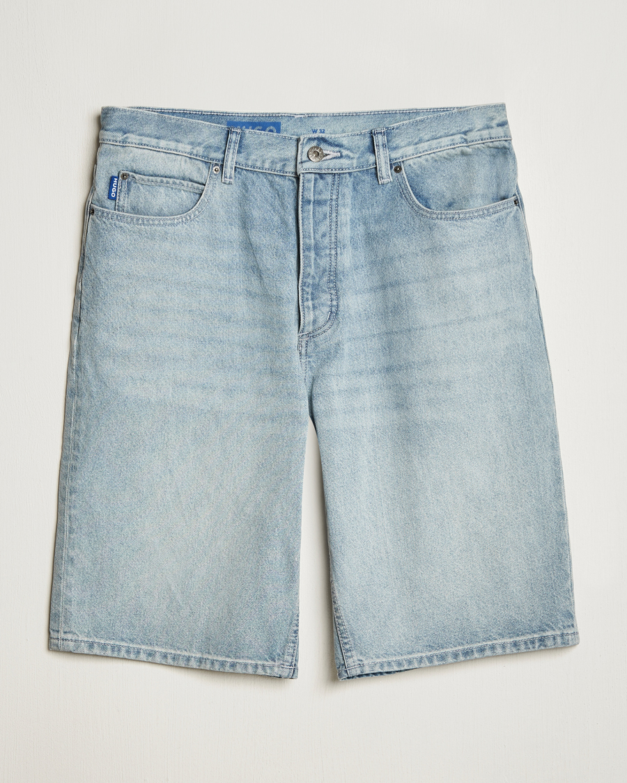 Herren | Shorts | HUGO | Skate Denim Shorts Light Blue