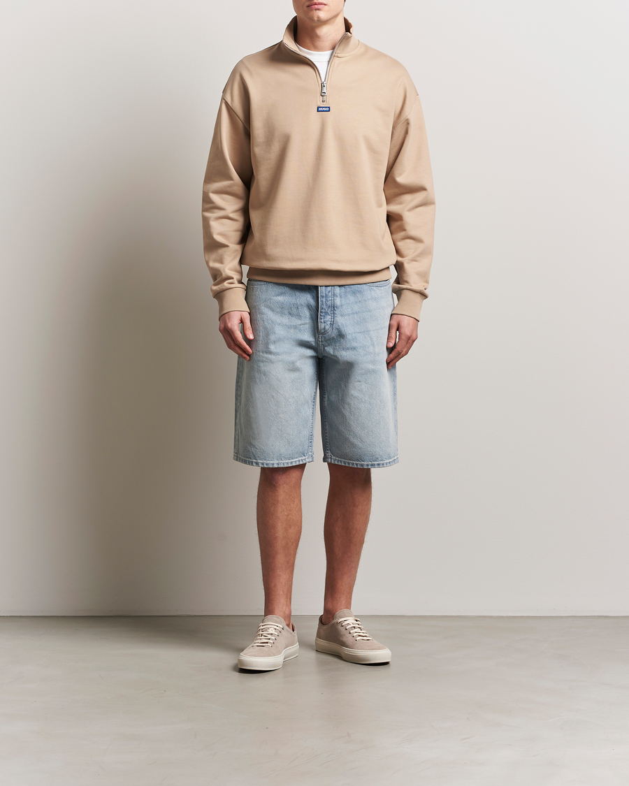 Herren | Shorts | HUGO | Skate Denim Shorts Light Blue
