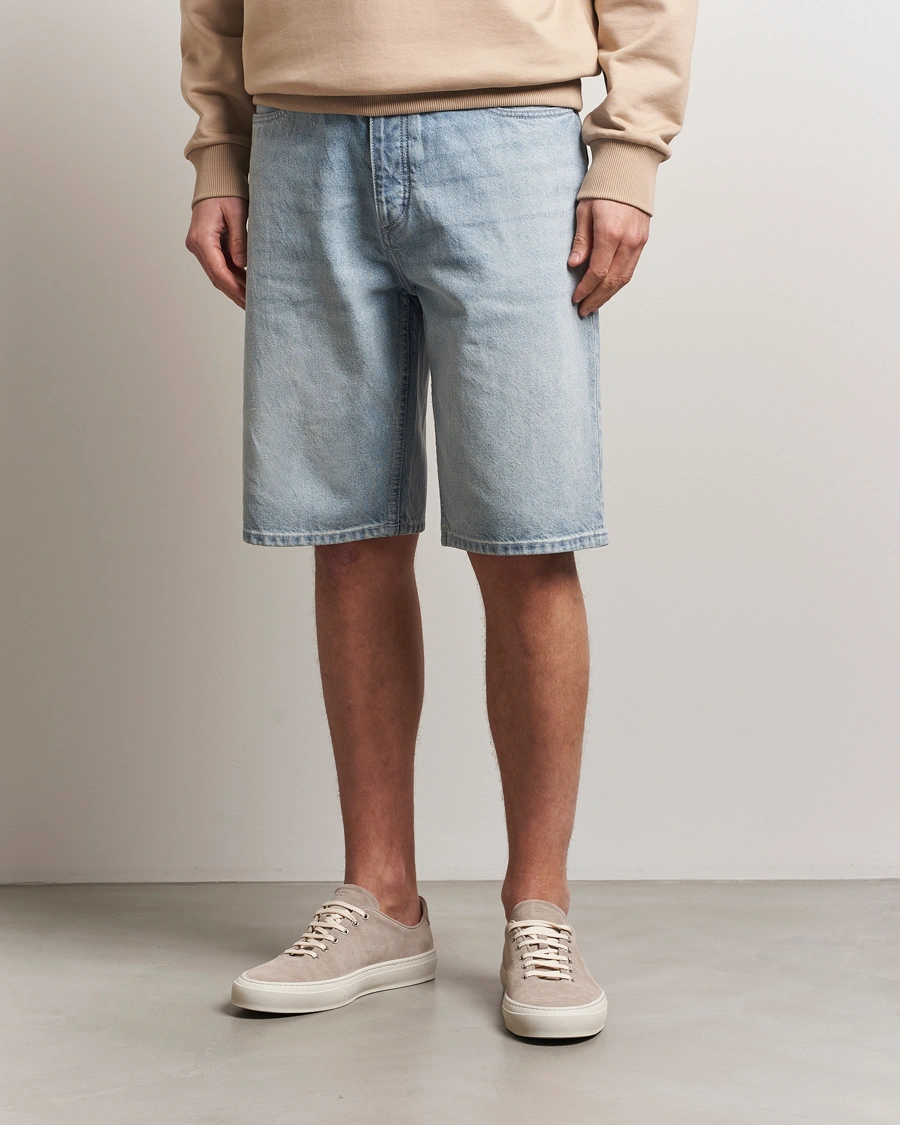 Herren | Shorts | HUGO | Skate Denim Shorts Light Blue