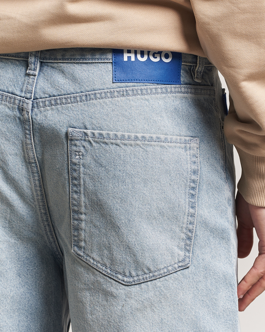 Herren | Shorts | HUGO | Skate Denim Shorts Light Blue