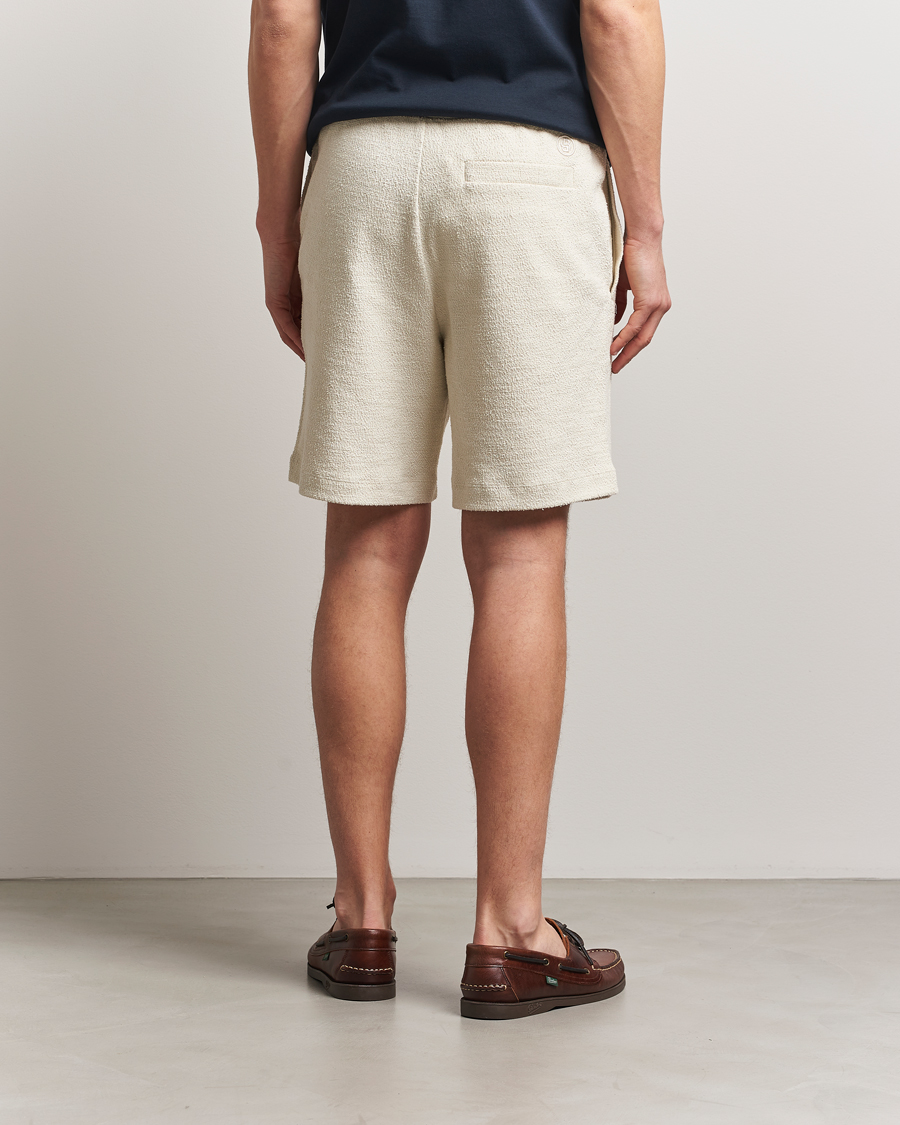 Herren | Shorts | BOSS BLACK | Leoni Terry Sweatshorts Open White