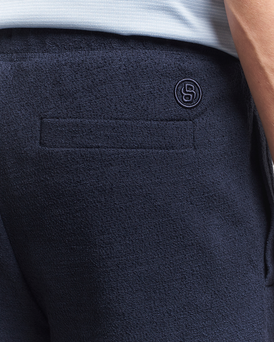 Herren | Shorts | BOSS BLACK | Leoni Terry Sweatshorts Dark Blue