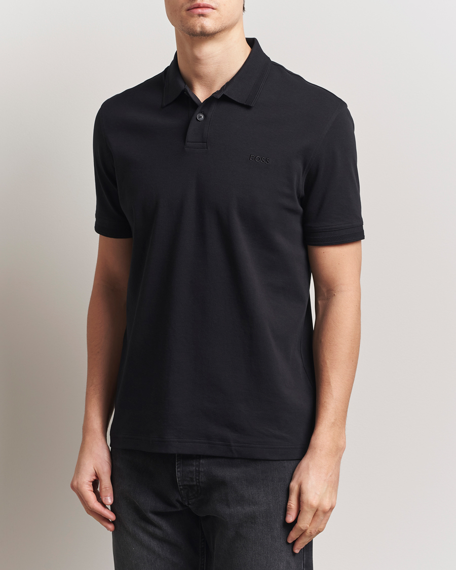 Herren | Poloshirts | BOSS ORANGE | Interlock Polo Black