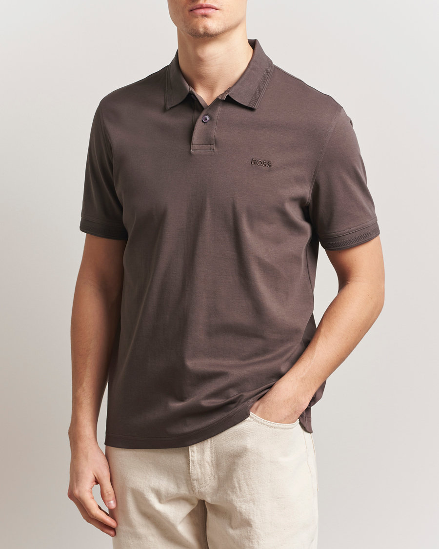 Herren | Poloshirts | BOSS ORANGE | Interlock Polo Open Brown