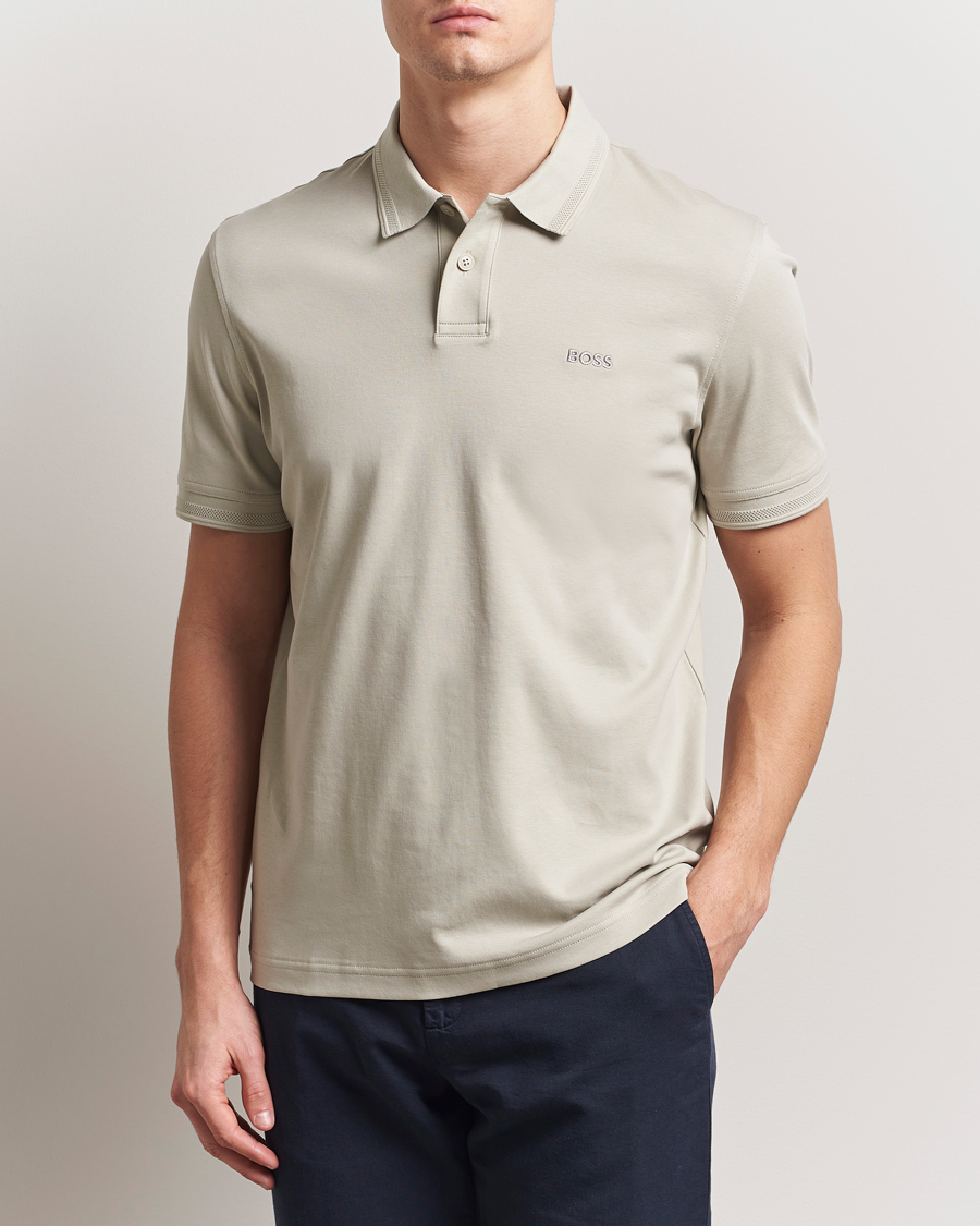 Herren | Poloshirts | BOSS ORANGE | Interlock Polo Light Beige