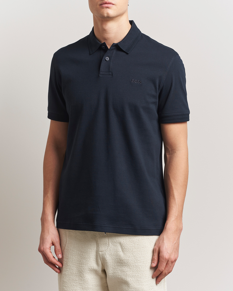 Herren | Poloshirts | BOSS ORANGE | Interlock Polo Dark Blue