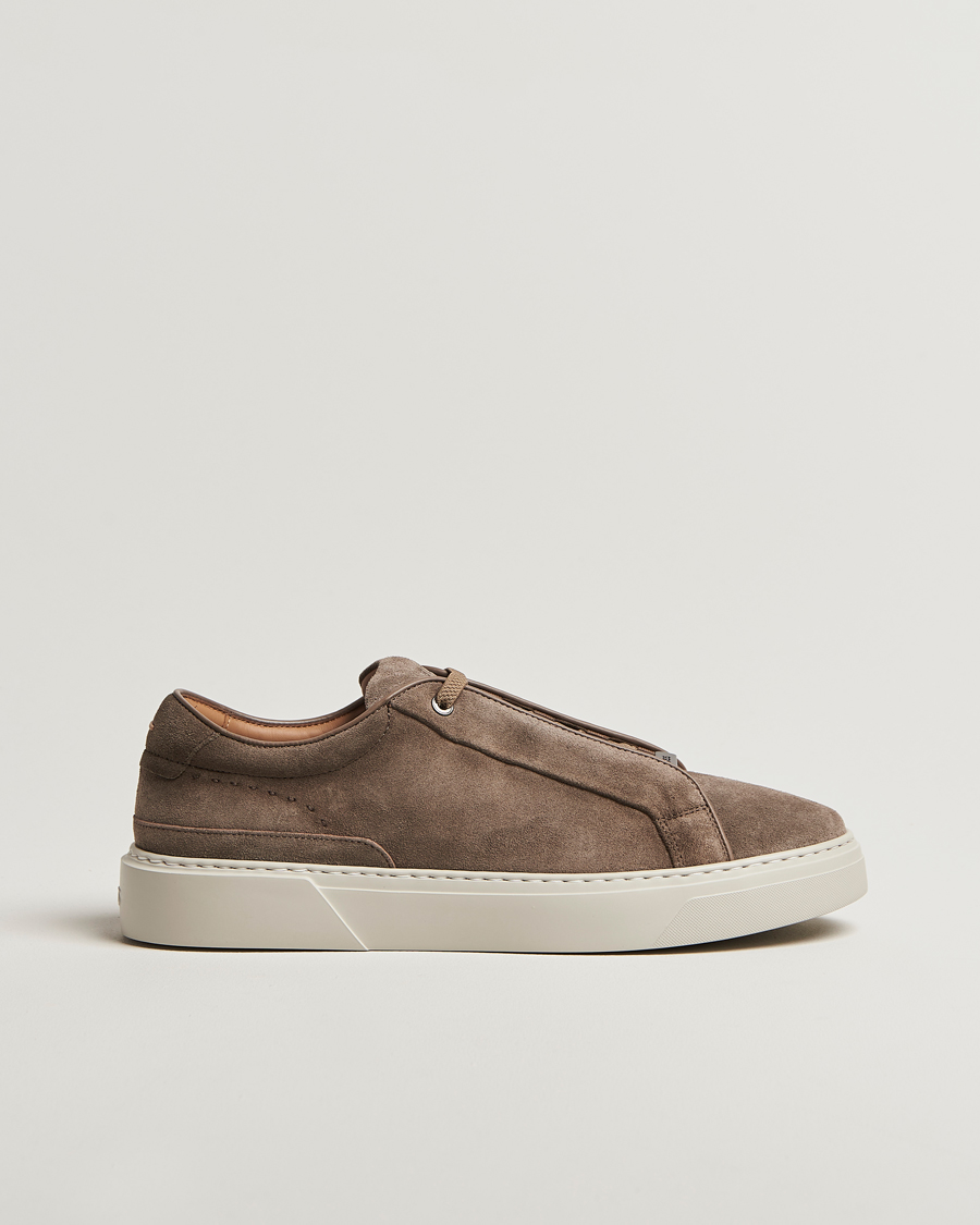 Herren | Sneaker | BOSS CAMEL | Gary Suede Sneaker Dark Beige