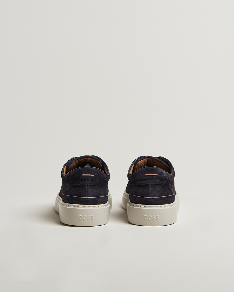 Herren | Sneaker | BOSS CAMEL | Gary Suede Sneaker Dark Blue