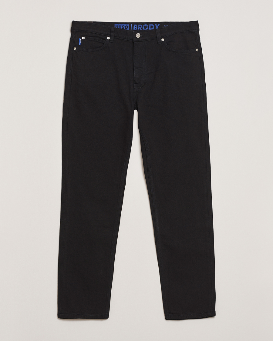 Herren | Jeans | HUGO | Brody Tapered Fit Jeans Black