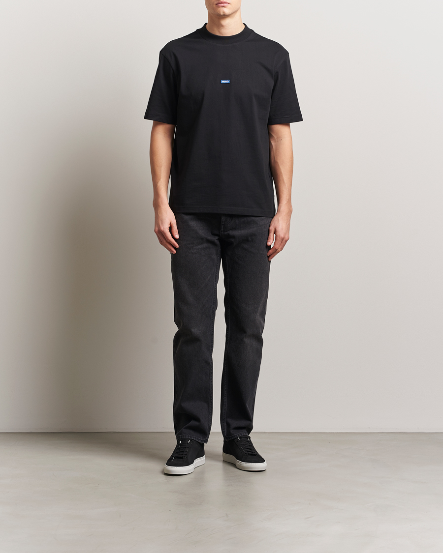 Herren | T-Shirts | HUGO | Nieros Crew Neck T-Shirt Black