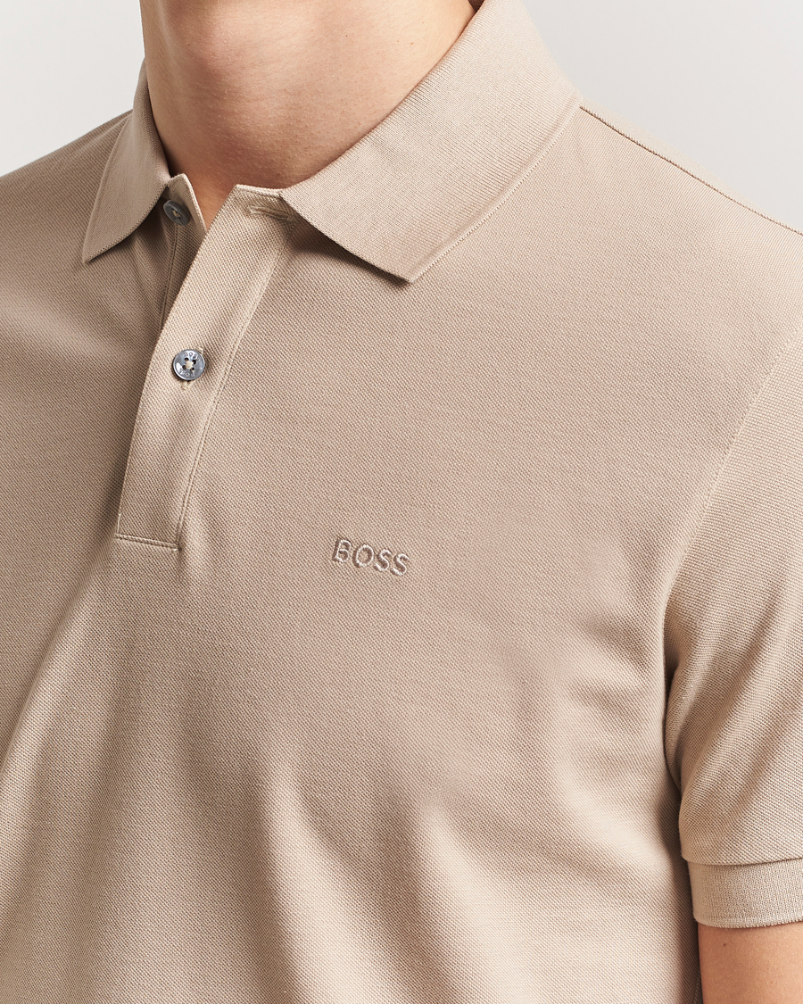 Herren | Poloshirts | BOSS BLACK | Pallas Polo Light Beige