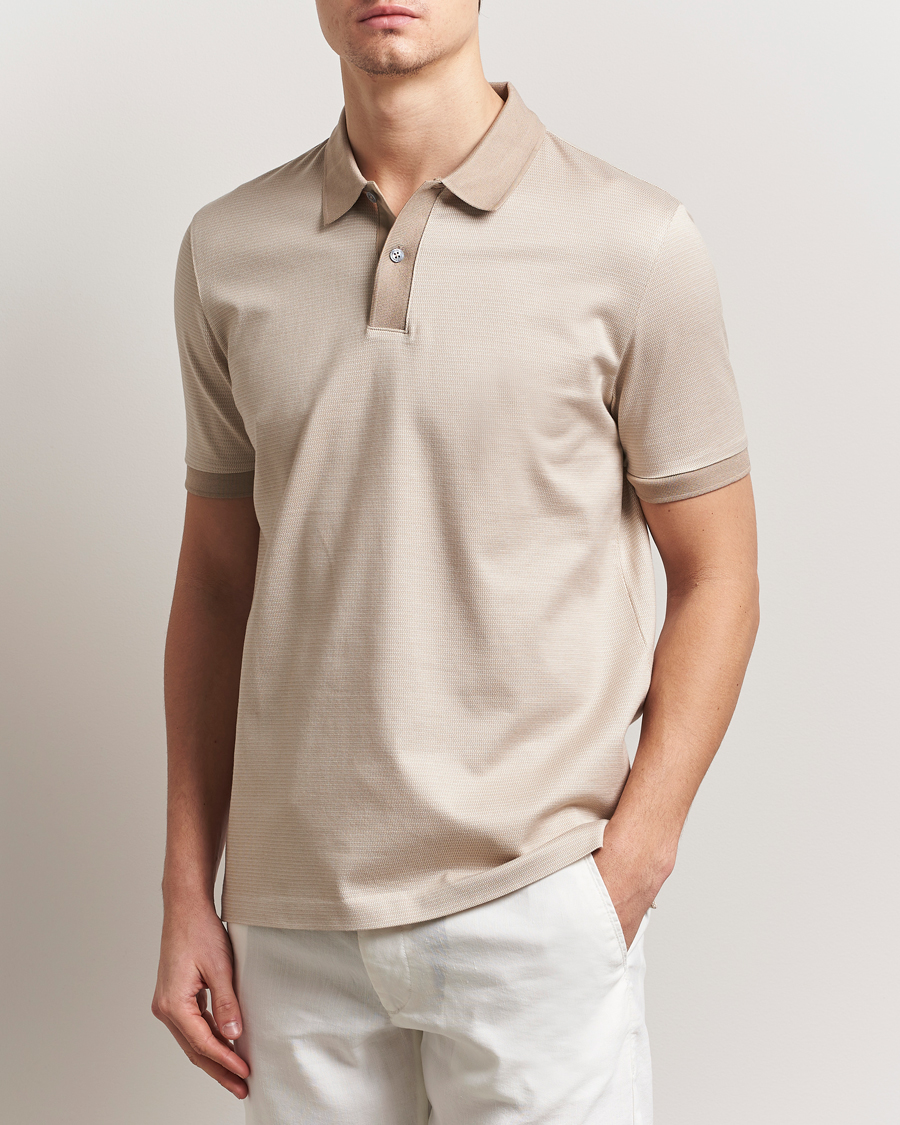 Herren | Poloshirts | BOSS BLACK | Parlay Jersey Polo Light Beige