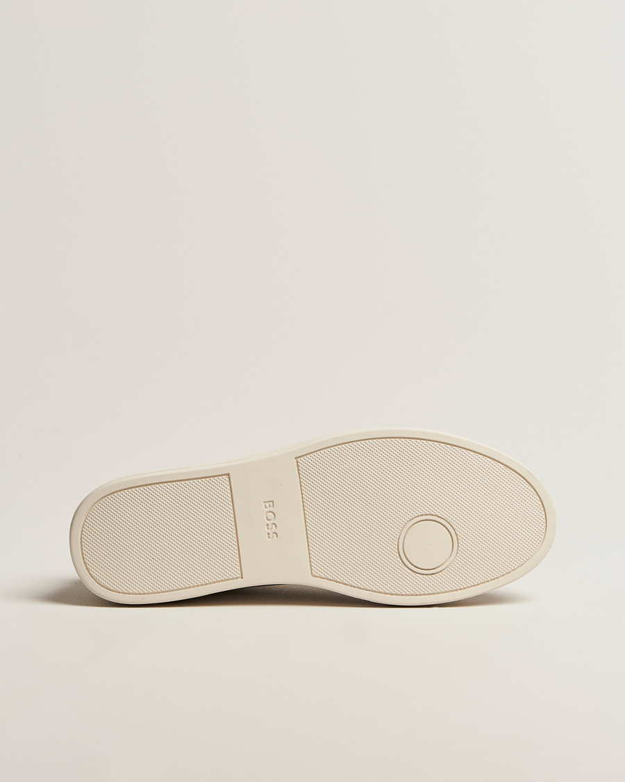 Herren | Sneaker | BOSS BLACK | Kieran Suede Sneaker Open White