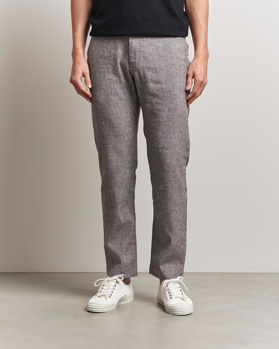 Herren | Hosen | BOSS ORANGE | Sanderson Linen Pants Open Brown