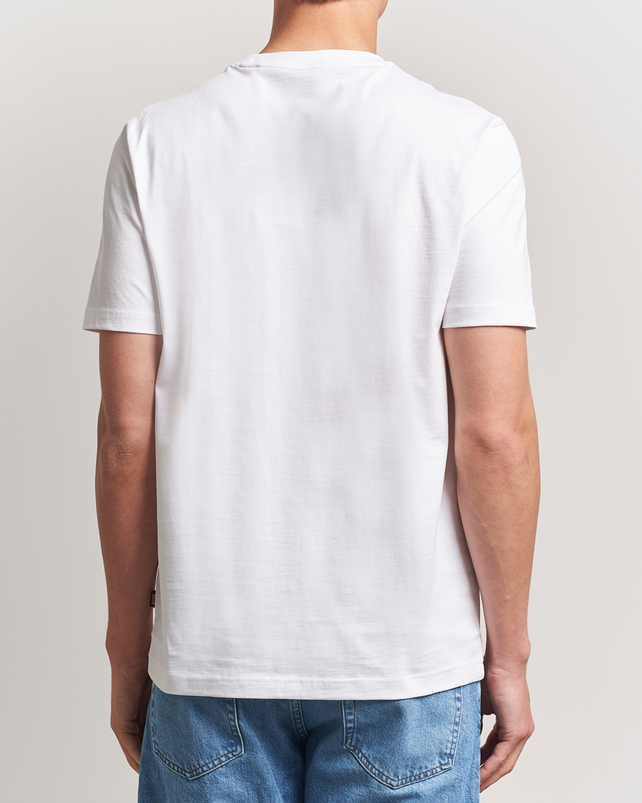 Herren | T-Shirts | BOSS ORANGE | Dunetrace Printed Crew Neck T-Shirt White