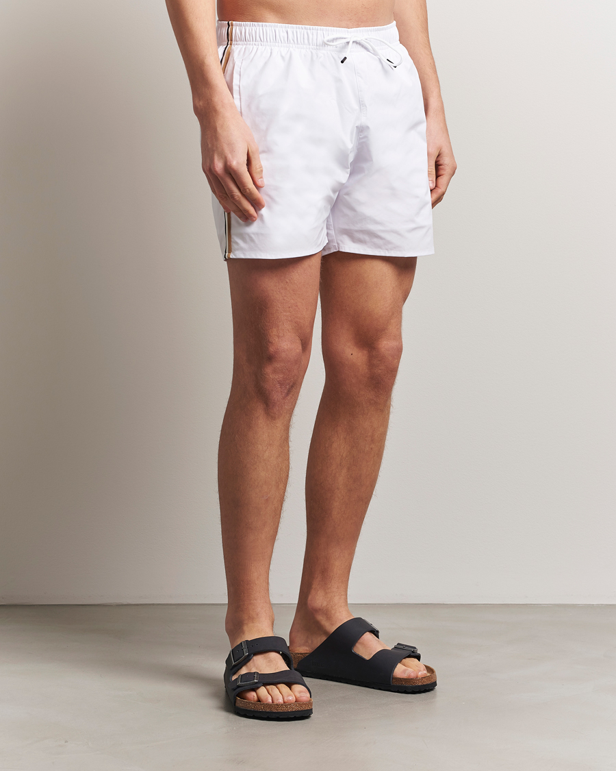 Herren | Badehosen | BOSS BLACK | Iconic Swimshort White