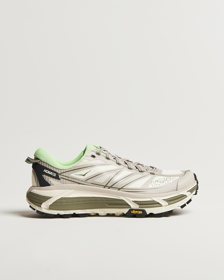 Herren | Hoka Mafate Speed 2 Putty/Eucalyptus | Hoka One One | Hoka Mafate Speed 2 Putty/Eucalyptus