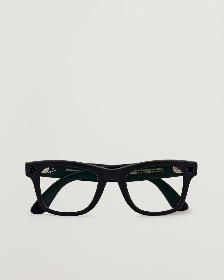 Herren | Sonnenbrillen | Ray-Ban | Wayfarer Meta 50 Sunglasses Matte Black