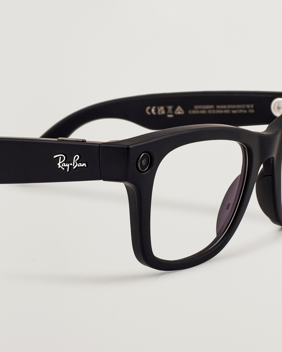 Herren | Sonnenbrillen | Ray-Ban | Wayfarer Meta 50 Sunglasses Matte Black
