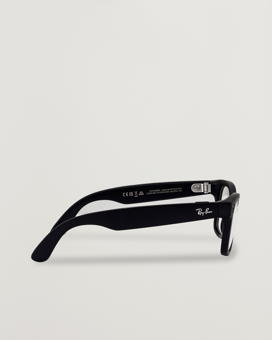 Herren | Sonnenbrillen | Ray-Ban | Wayfarer Meta 50 Sunglasses Matte Black