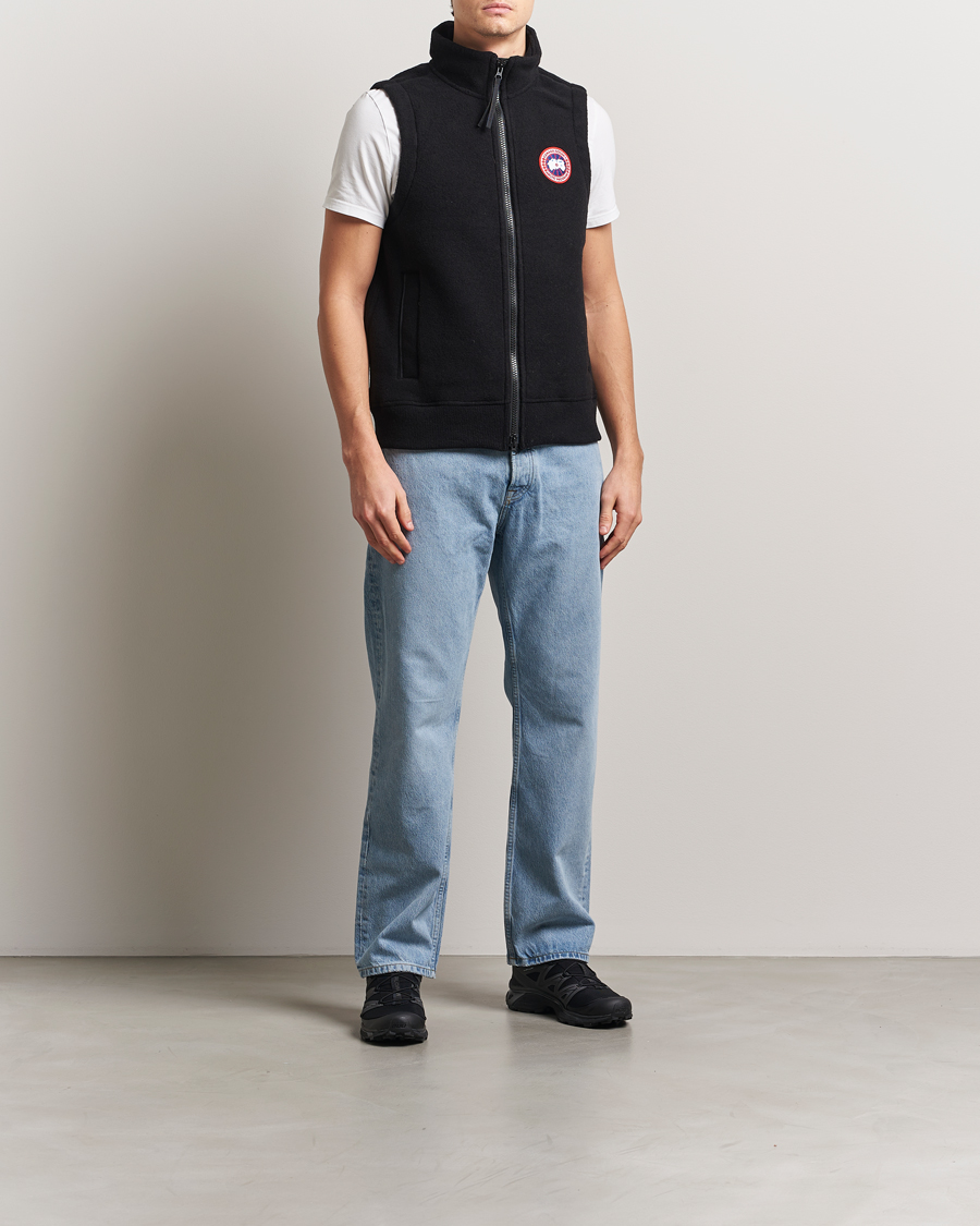 Herren | Westen | Canada Goose | Mersey Fleece Vest Black