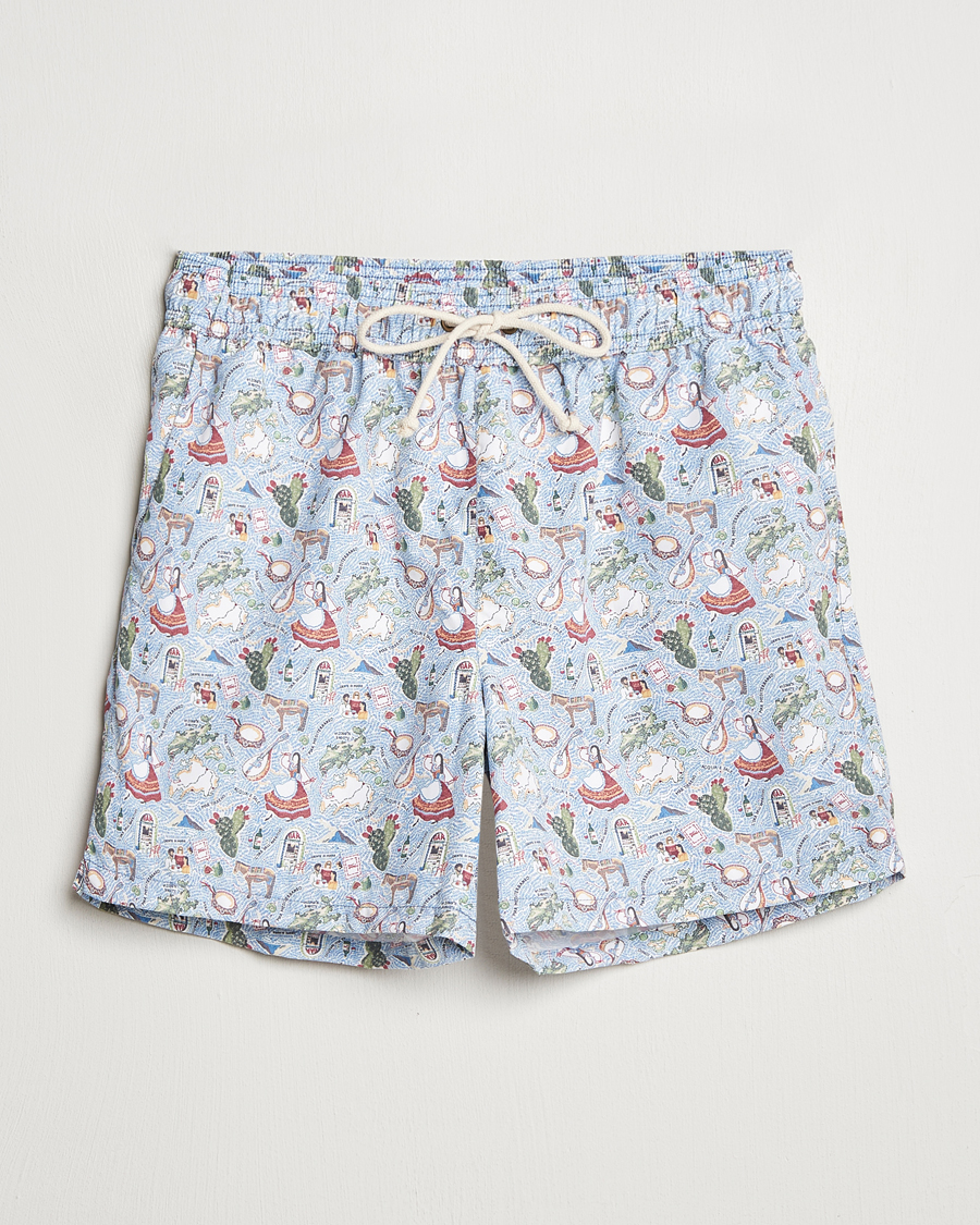 Herren | Badehosen | Ripa Ripa | Printed Swimshorts Blue