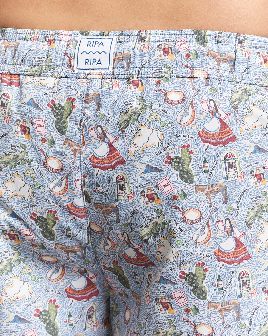 Herren | Badehosen | Ripa Ripa | Printed Swimshorts Blue