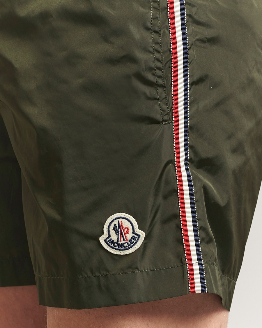 Herren | Badehosen | Moncler | Nylon Swim Shorts Dark Green