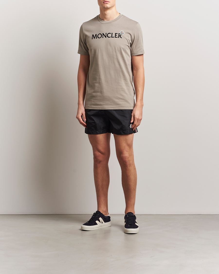 Herren | Badehosen | Moncler | Nylon Swim Shorts Black