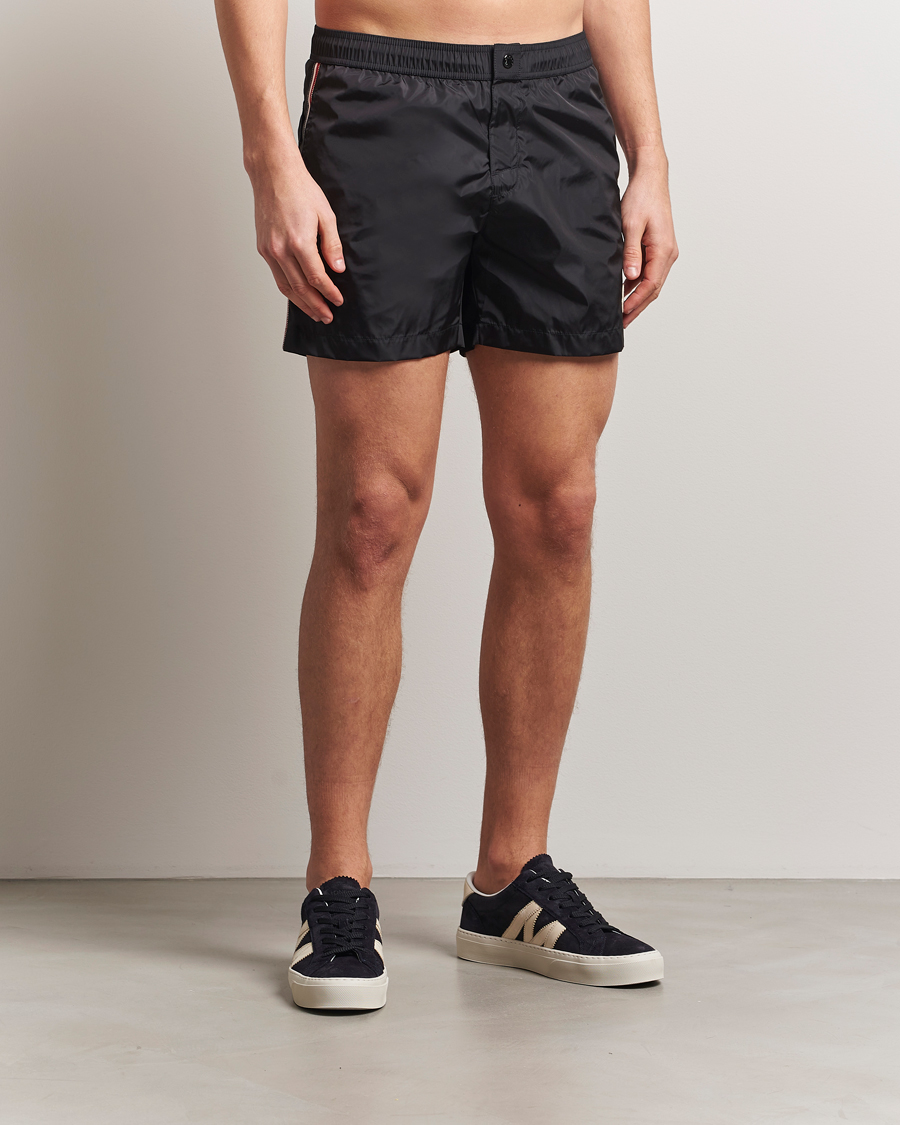 Herren | Badehosen | Moncler | Nylon Swim Shorts Black