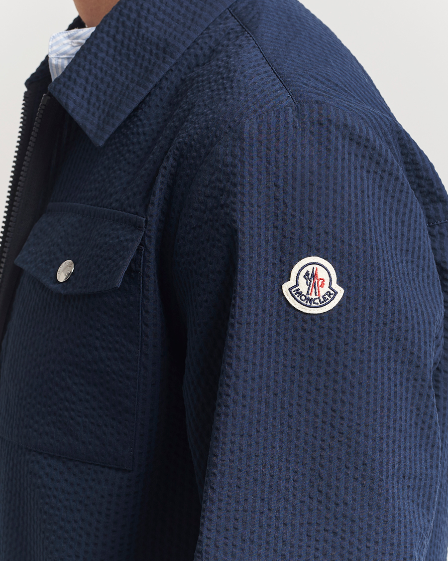 Herren | Hemden | Moncler | Zip Overshirt Navy