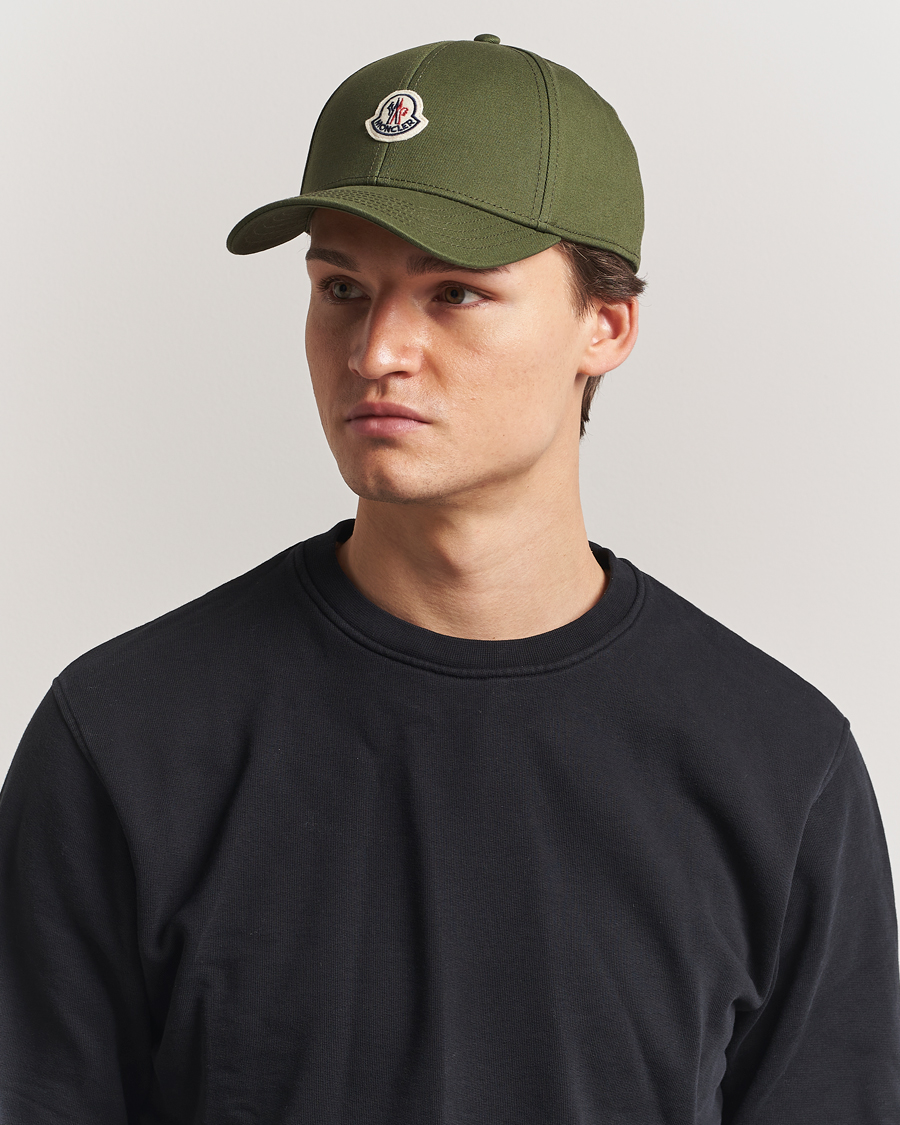 Herren | Hüte & Mützen | Moncler | Logo Baseball Cap Dark Green