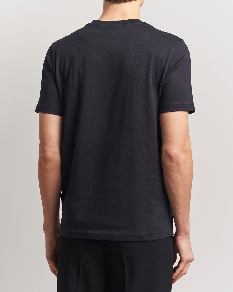 Herren | T-Shirts | Moncler | Embroidered Logo T-Shirt Navy