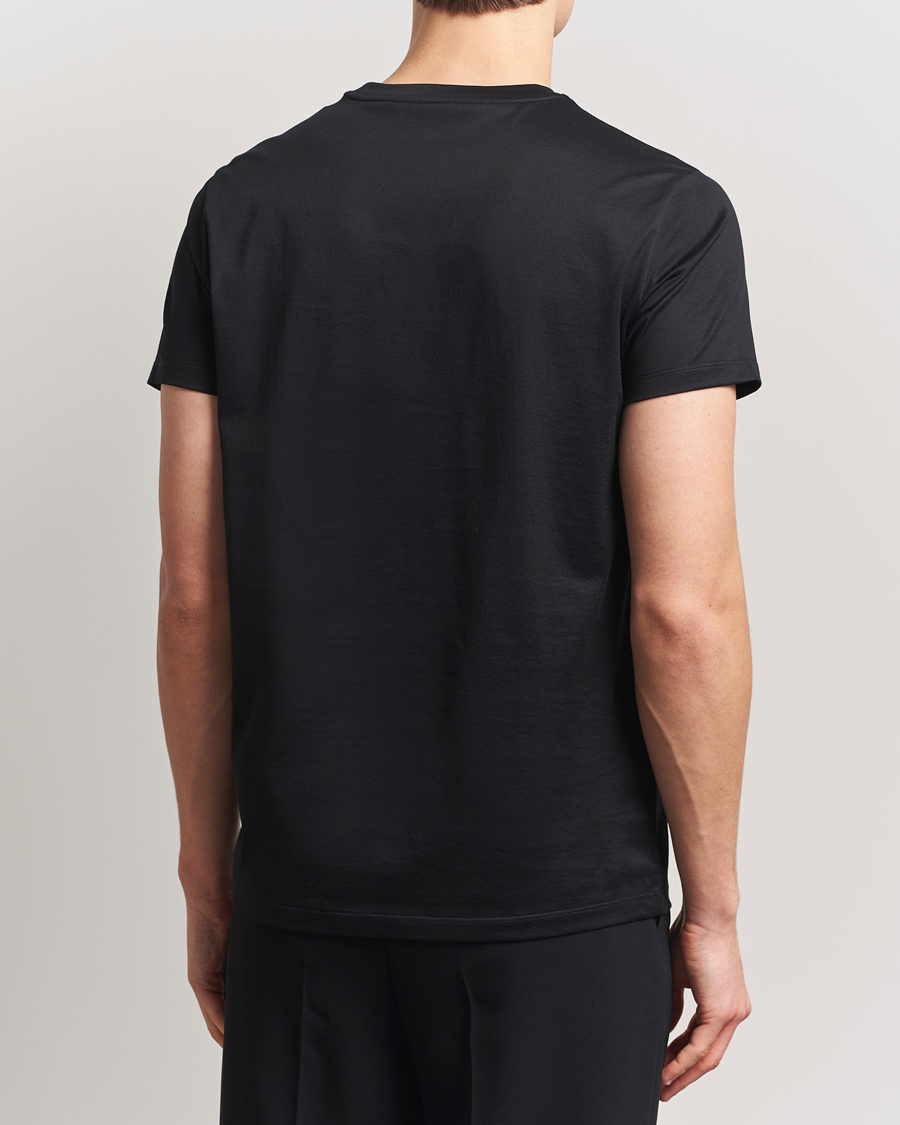 Herren | T-Shirts | Moncler | Double Logo T-Shirt Black
