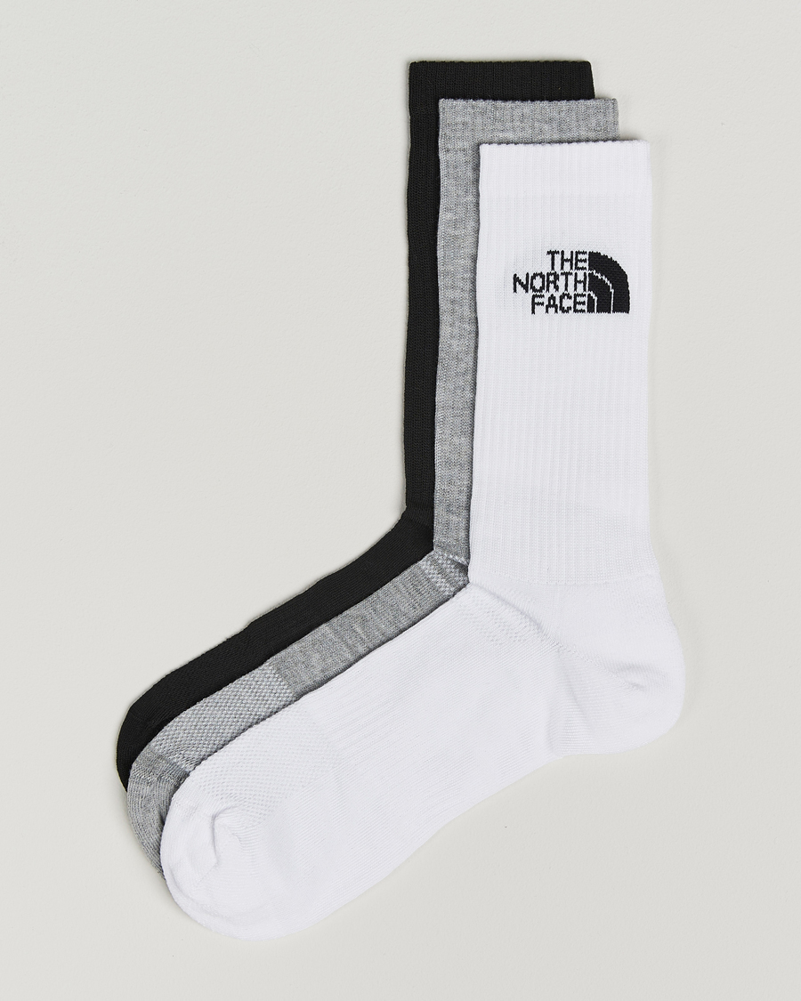 Herren | Unterwäsche | The North Face | 3-Pack Sport Crew Sock White/Grey/Black