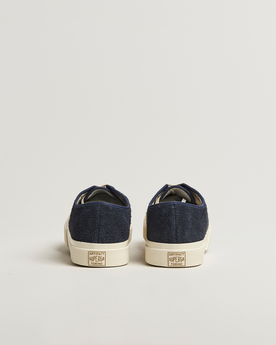 Herren | Sneaker | Superga | 2432 Works Hairy Suede Navy