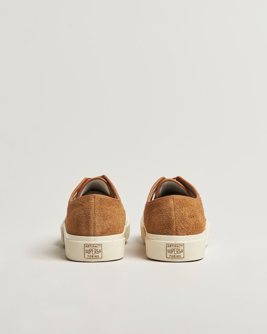 Herren | Sneaker | Superga | 2432 Works Hairy Suede Tobacco